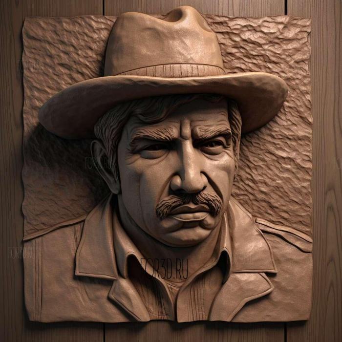 El Chapo 1 stl model for CNC